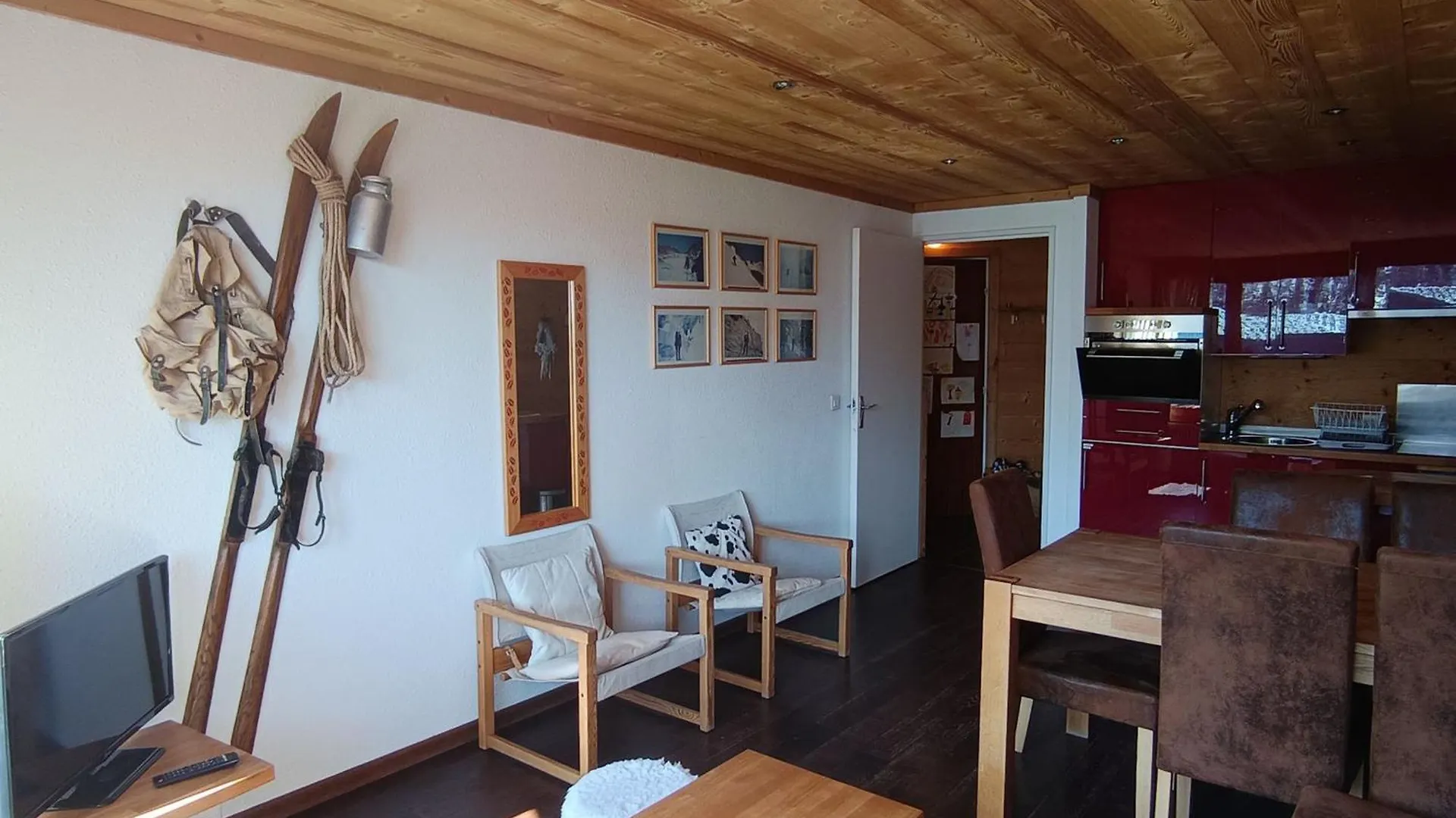 Apartment Charmant Appartement Chalet Renove, 4-6 Pers, Situe A 100M Des Pistes A Montgenevre - Fr-1-445-162 France