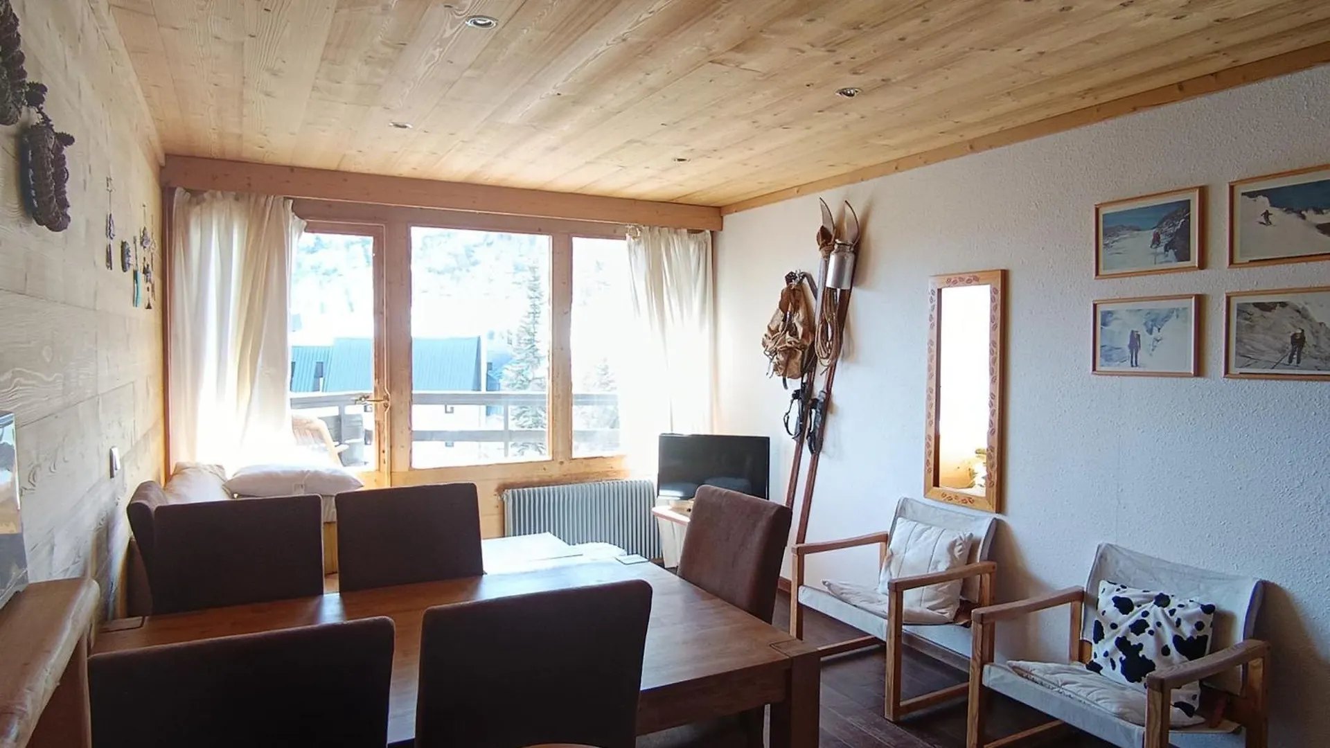 Charmant Appartement Chalet Renove, 4-6 Pers, Situe A 100M Des Pistes A Montgenevre - Fr-1-445-162