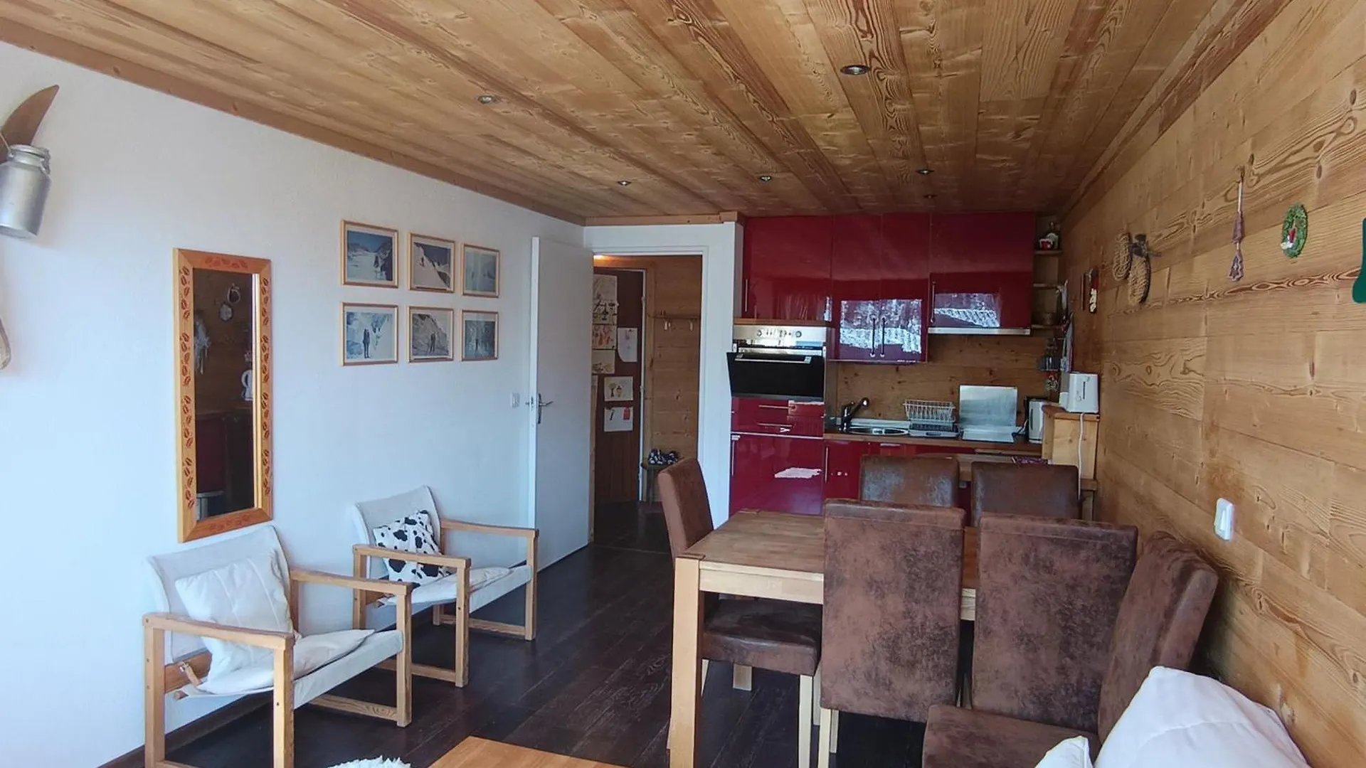 Charmant Appartement Chalet Renove, 4-6 Pers, Situe A 100M Des Pistes A Montgenevre - Fr-1-445-162 location