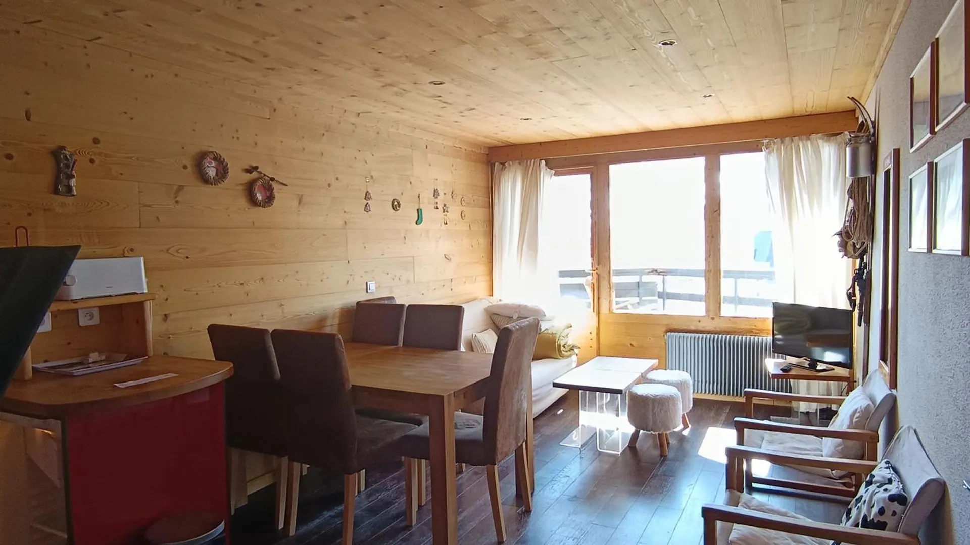 Charmant Appartement Chalet Renove, 4-6 Pers, Situe A 100M Des Pistes A Montgenevre - Fr-1-445-162 0*,